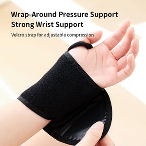 Vente en gros de bande de massage chauffante <span class=keywords><strong>vibrante</strong></span> pour le poignet, <span class=keywords><strong>ceinture</strong></span> de massage sans fil, bande de protection pour le poignet, massage thermique pour les mains - Product Image 4