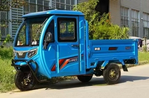 รถสามล้อไฟฟ้าแบบเปิด แบตเตอรี่ 30-50 กม./ชม. ยาง 10 นิ้ว ขนาด 2550*940*1300 มม. รับน้ำหนักได้ 200-300 กก. ระยะทางวิ่ง 50-70 กม. - Product Image 3