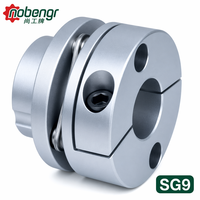 Coupleur modulaire de précision en alliage d'aluminium SS304, collier de serrage à disque, rigidité sans jeu, adapté aux encodeurs de moteurs pas à pas et servomoteurs CNC