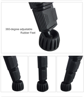 YuSen 60'' Alüminyum Profesyonel Tripod Kamera Telefonu Katlanabilir Hafif 10kg Taşıma Kapasiteli Çevirmeli Kilit Mini Tasarım Kablosuz