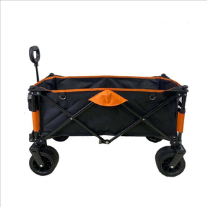 Opbergdoos Op Wielen, Opvouwbare Praktische Kruidenierswagen, All-Terrain Outdoor Camping, Strandbuggy, Tuinaanhangwagen - Product Image 2