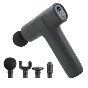 Pistola de masaje muscular <span class=keywords><strong>Digital</strong></span> sin núcleo, terapia quiropráctica en la espalda y los hombros, pistola fascial corporal de mano con piezas de repuesto gratuitas - Product Image 6