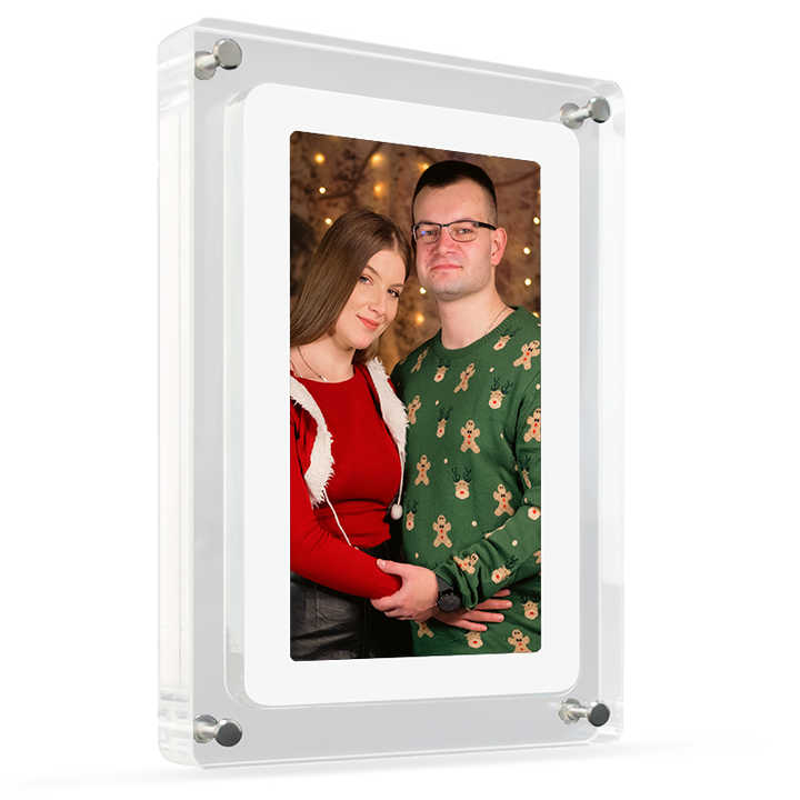 Oem Factory Supply Digital Picture Album Acrylic 7inch Ips Picture 7