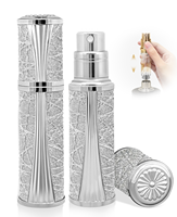 Atomiseur de parfum rechargeable en aluminium de 5 ml, flacon de voyage avec logo personnalisé