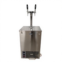 Distributeur de bière portable autonome en acier inoxydable de qualité commerciale, écologique, avec glacière intégrée