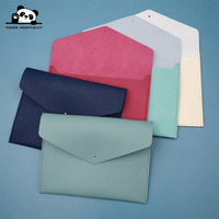 Porte-documents de présentation A4 en cuir PU souple personnalisé, pochette, mallette, organiseur de documents