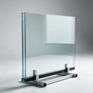 Verre de sécurité feuilleté trempé transparent 8/10/12/15/19 mm avec intercouche PVB/SGP, verre insonorisé pour balustrade extérieure - Product Image 1
