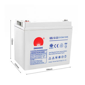 <span class=keywords><strong>12V33Ah</strong></span> 充電式密閉型鉛蓄電池 12V 33Ah ゲルバッテリー 家庭用蓄電システム向け - Product Image 3