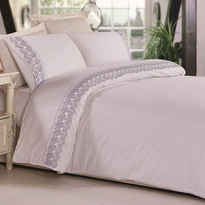 Set di <span class=keywords><strong>Lenzuola</strong></span> e Federe con Ricami Floreali Certificato OEKO BSCI ISO per Uso Domestico Include Imbottitura in Poliestere PVC - Product Image 4