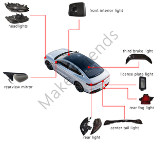 Phụ tùng ô tô chính hãng mới cho BYD Seal 05 DM-i 2024 2025, đèn pha trước sau trái phải, đèn sương mù, đèn hậu - Product Image 1