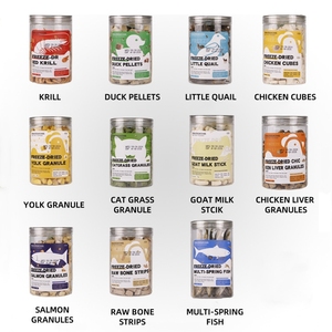 Gránulos de salmón recomendados por veterinarios, palitos de leche de cabra, alta proteína, nutrición cruda, golosinas liofilizadas para mascotas - Product Image 2