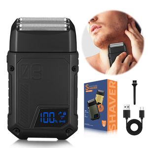 Afeitadora de doble cuchilla con carga USB, modelo lavable con agua para blanqueamiento, cabezal óptico, uso doméstico y recíproco - Product Image 1