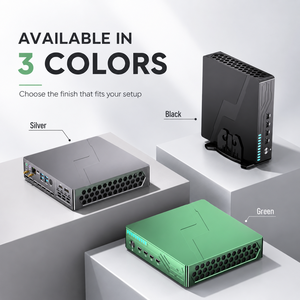 Mini PC de jeu personnalisé I9-9900T/9700F/9400F GTX1650 4G GDDR6 DDR4 RAM Nouveau WiFi6e Sortie double écran Ordinateur de bureau portable - Product Image 4