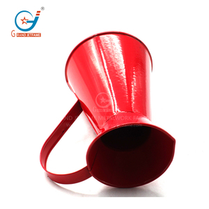 Vente directe 1.1 gallons couleurs rouges lait décoratif grande fleur de <span class=keywords><strong>zinc</strong></span> Annique métal cruche à eau forme <span class=keywords><strong>Pot</strong></span> de fleur pour la maison - Product Image 4