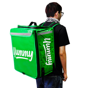 Mochila Térmica para Entrega de Comida, Impermeable, de Lona 500D, Color Verde, para Mujer - Product Image 1