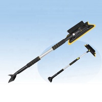 Brosse à neige pour voiture de conception nouvelle et super efficace avec grattoir à glace (ABS et aluminium)