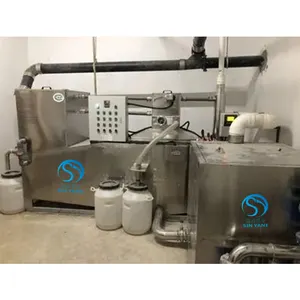 Küche Edelstahl Küche Fett Falle und Öl Wasser Separator für Abwasser Behandlung