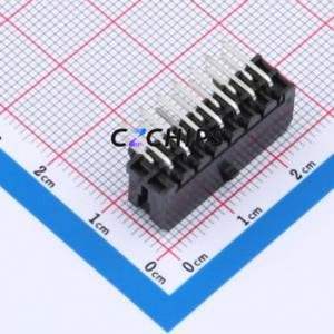 W300220KC-14PB2123 Wire-to-Board Pin Header Bent Lead Through Hole,P=3mm Connector 2x7P 3mm Right Angle Insert Micro-Fit MX 3.0 - Product Image 2