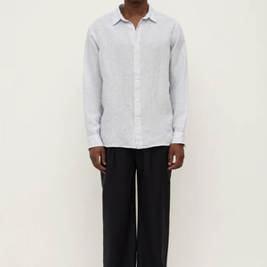 <span class=keywords><strong>Chemise</strong></span> boutonnée pour <span class=keywords><strong>homme</strong></span> <span class=keywords><strong>en</strong></span> <span class=keywords><strong>lin</strong></span> 100% respirant, léger, anti-plis, à <span class=keywords><strong>manches</strong></span> <span class=keywords><strong>longues</strong></span>, pour les vacances, style décontracté chic - Product Image 2