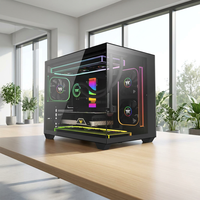 Thermaltake TT F6 360 Mid Tower Steel Computer Case Side Panel Window Pillarless Design 162mm CPURadiator Height Limit for