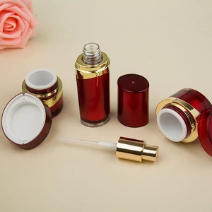 Tarro de crema cosmética, botella de loción de esencia, conjunto de paquete - Product Image 5