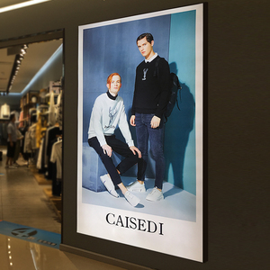 Nhôm Vải Khung Superthin Lightbox Dệt Dẫn Hiển Thị Hộp Đèn - Product Image 6