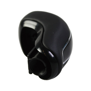 Poignée de levier de vitesses manuelle Hyundai Kia 6 vitesses en cuir noir ergonomique, accessoire de voiture - Product Image 3