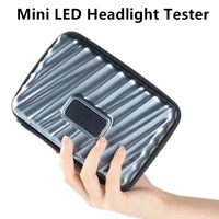 Probador de Lámparas para Auto H4 H7 H11 9006, Equipo de Prueba Portátil de 12V 24V para Bombillas LED de Faros Delanteros