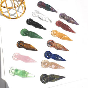 징파 뜨거운 판매 하이 퀄리티 손으로 갈망한 크리스탈 여신 동상 선물로 펜던트의 크리스탈 여신 - Product Image 1