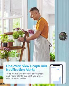 Rsh <span class=keywords><strong>Wifi</strong></span> Trạm thời tiết dự báo thời tiết nhiệt độ độ ẩm thông minh Trạm thời tiết đồng hồ báo thức thông minh - Product Image 4