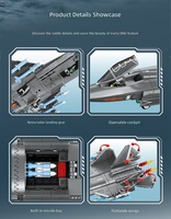 Ensemble de blocs de construction d'avions Sembo, jouet éducatif de construction DIY, plastique ABS, échelle 1:32, 202244
