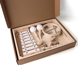 Juego de Instrumentos de Percusión de Madera, 6 Piezas, Instrumentos Orff, <span class=keywords><strong>Caja</strong></span> de Regalo - Product Image 2