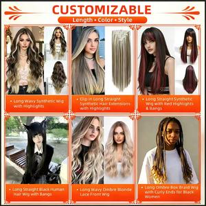 Parrucca Sintetica da <span class=keywords><strong>Donna</strong></span> ZunKe Stile Europeo e Americano, Grigio Bianco con Riga Laterale, <span class=keywords><strong>Capelli</strong></span> Corti Lisci - Product Image 4