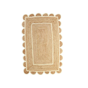 Tapis en jute écologique pour salon, chambre et salle à manger, avec texture naturelle, tissage durable et décoration élégante pour la maison - Product Image 1