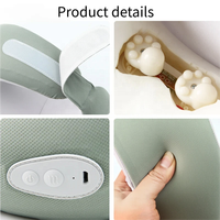 Doté d'une fonction de massage doux, adapté pour un soutien confortable de la tête et du cou dans diverses situations de repos.