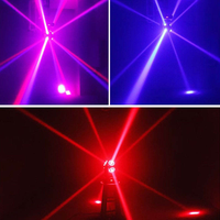 UNOXINE Lampe LED à tête mobile professionnelle 150W RGBW |   Éclairage DMX512 Beam/Wash pour discothèque, cabine de DJ et spectacles sur scène