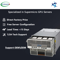 Supermmicro SYS 822GA NGR3 AI pelatihan SuperServer dengan 8 Gadi 3 accelerator Dual Xeon 6900 24 DDR5 DIMMs 8x 800GbE GPU Server