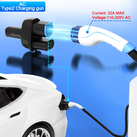Adaptateur de chargeur EV CCS2 vers NACS AC DC 250A 500A pour Tesla Cybertruck, Model 3, X, Y, S, charge de voiture 500V-1000V DC 110V-250V AC