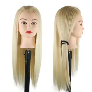 Cheap Cosmetology African American Salon Practice Hairdresser braiding afro Training Mannequin dummy doll Head