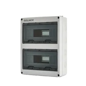 SELHOT Sell well HT-24 hign quality mcb distribution box plastic ip65 waterproof Panel Mounted electric power distribution box