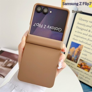 Funda Plegable con Tacto de Piel para Z <span class=keywords><strong>Flip</strong></span> 7 FE/8, Funda Rígida de Plástico Magnética Doble Color Macaron para <span class=keywords><strong>Z5</strong></span>/Z6 - Product Image 3