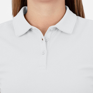 Polyester Spandex Logo personnalisé Respirant Séchage rapide Casual Tricoté Polos pour femmes de haute qualité à manches courtes - Product Image 6