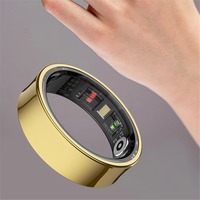 Anneau intelligent OEM en acier inoxydable, surveillance de la température cutanée, modes sportifs multiples, étanche 5ATM, contrôle par application iOS et Android