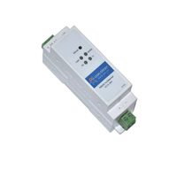 USR-DR302 DIN-Rail RS485 seri ke konverter Ethernet transmisi transparan dua arah antara RS485 dan RJ45
