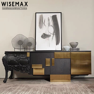 WISEMAX MUEBLES Nordic retro muebles para el hogar pasillo esquina gabinetes de almacenamiento mesas de TV <span class=keywords><strong>mesa</strong></span> de <span class=keywords><strong>Consola</strong></span> de madera de roble para sala de estar - Product Image 2