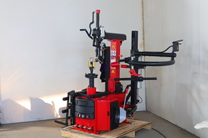 HOWANN Changeur de pneus entièrement automatique à double bras d'assistance pour le montage et le démontage des pneus de voitures particulières, moteur 0,75 kW, pression 8-10 bars - Product Image 3