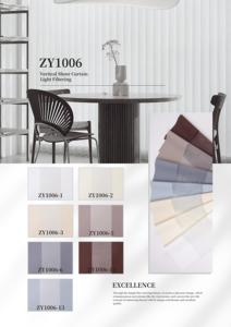 Fábrica Especializada en Personalizar Persianas Enrollables Eléctricas Inteligentes para Ventanas Francesas, Diseño de Plantas, 100% Poliéster Ignífugo - Product Image 6