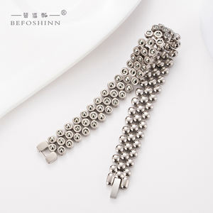 Sıcak satış toptan özel Charm manyetik enerji germanyum titanyum erkek bilezik - Product Image 5