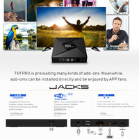 TVbox original de fábrica gran oferta TX9 Pro Amlogic S912 Octa Core Smart Ott 4K ultra HD reproductor de vídeo Android TV box TX9 Pro