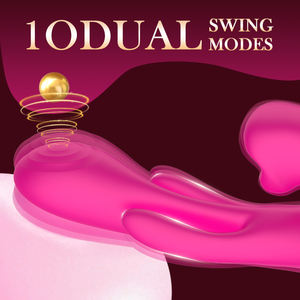 Nuovo <span class=keywords><strong>Best</strong></span> Seller doppio modalità di funzionamento vibrazione oscillazione vibratore femminile - Product Image 4